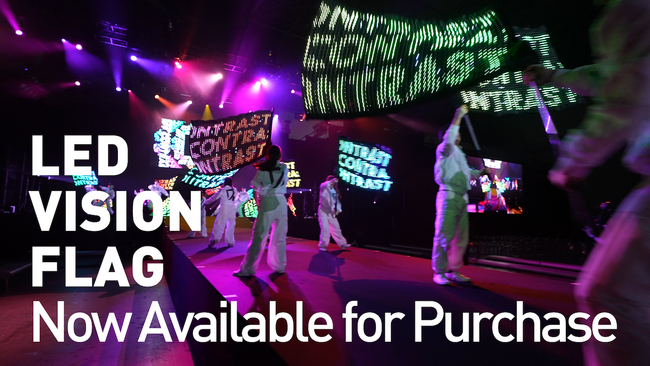 プレスリリース「MPLUSPLUS、自社開発プロダクトを販売開始　第1弾はフラッグの映像表現を可能にした「LED VISION FLAG」」のイメージ画像