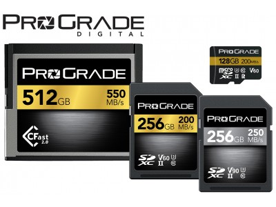 ProGrade Digital（プログレードデジタル）がAmazonを通じて国内でのハイエンドメモリカード製品群の販売を開始