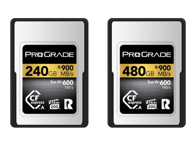 CFexpress 2.0 Type A GOLD 240GB/480GBをAmazonで販売開始