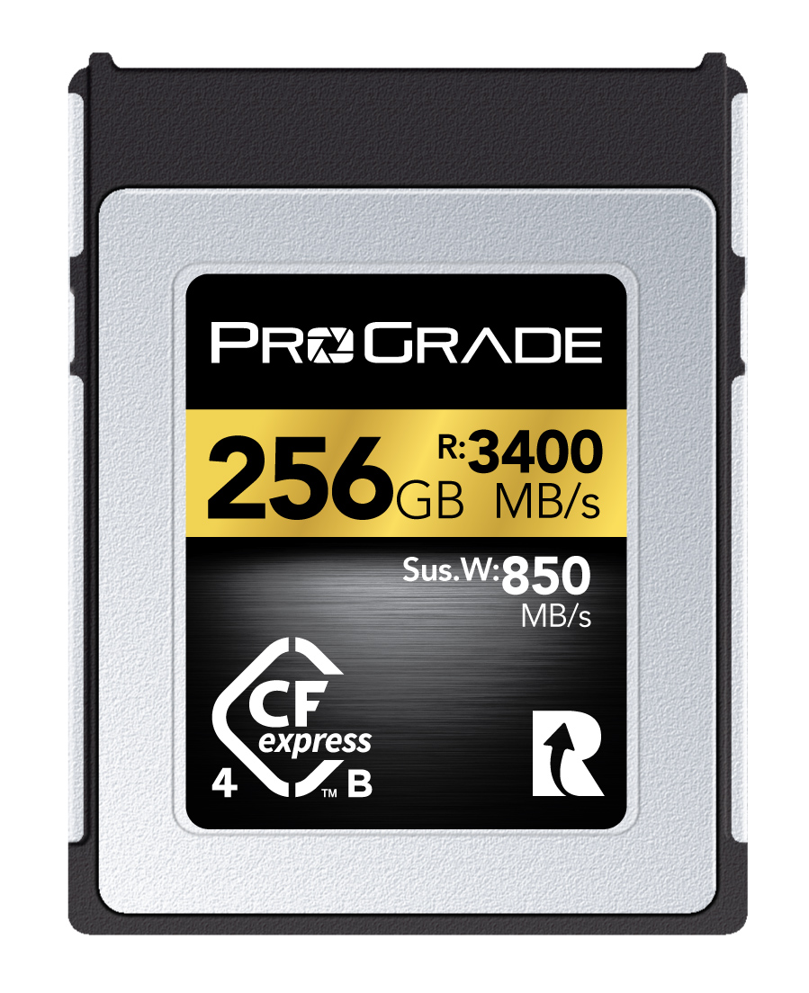 CFexpress 4.0 Type B GOLDシリーズに256GBを追加し、販売開始