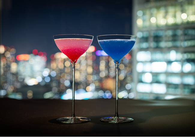 【夜景コンサルタント監修】夜景を味わうコラボカクテル2種を販売/ザ ロイヤルパークホテル アイコニック 東京汐留