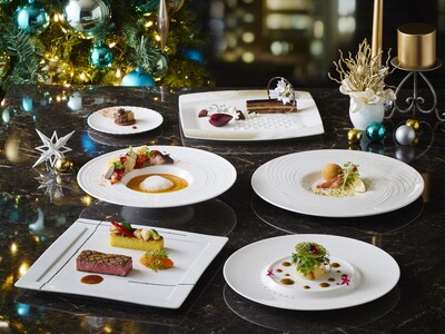 【ロイヤルパークホテル】ホテル最上階のクリスマスフレンチフルコースや鉄板焼など、多彩なクリスマスディナー...