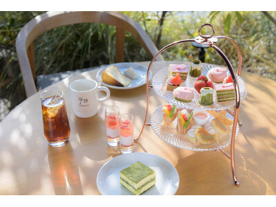 桜と抹茶が彩る春限定「THE 7th アフタヌーンティー」春色スイーツとセイボリーを楽しむ、ご褒美ティー...