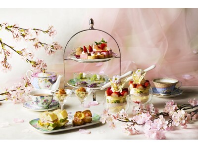 【桜香る春のアフタヌーンティー「ストロベリー＆桜」】ザ ロイヤルパークホテル アイコニック 東京汐留