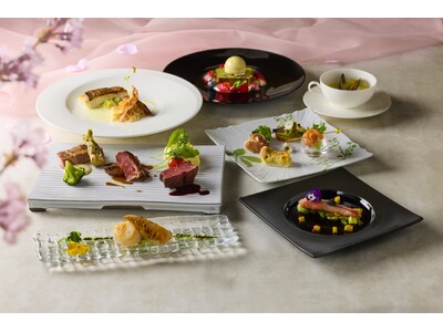 【夜景とともに春を味わうダブルメインコースの摩天楼ディナー】ザ ロイヤルパークホテル アイコニック 東京汐留