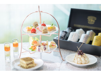 初夏のメロンとチェリーが彩る紅茶づくしのアフタヌーンティー。「TWG Tea」ティーフリー付きで4月22日より登場／ザ ロイヤルパークホテル アイコニック 名古屋