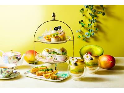 【ジューシーメロンの初夏アフタヌーンティー「メロン＆マンゴー」】ザ ロイヤルパークホテル アイコニック 東京汐留