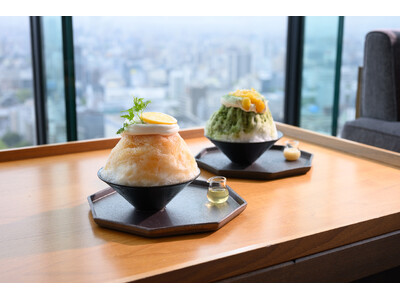 天空の茶室で味わう、和と洋のかき氷。宇治抹茶と「TWG Tea」の紅茶が織りなす、夏の贅沢なひととき／ザ...