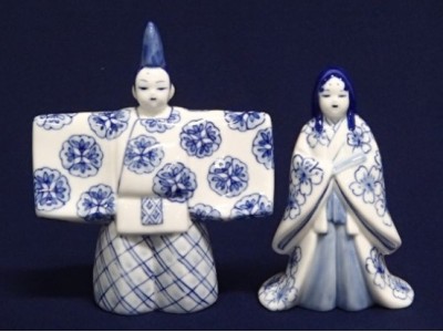「ひなミッド」に飾る《瀬戸染付のお雛さま作り体験》