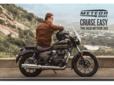 ���C�����G���t�B�[���h�@���{�s��Ɍ����ăA�b�v�O���[�h����2026�N���f���uMETEOR 350�v�𔭕\