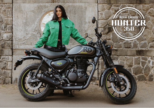 新カラーバリエーションが登場。ロイヤルエンフィールド、日本市場向け2026年モデル「HUNTER 350」に斬新な新色を追加。