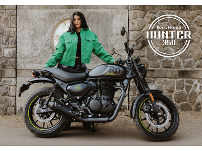 新カラーバリエーションが登場。ロイヤルエンフィールド、日本市場向け2026年モデル「HUNTER 350」に斬新な新色を追加。