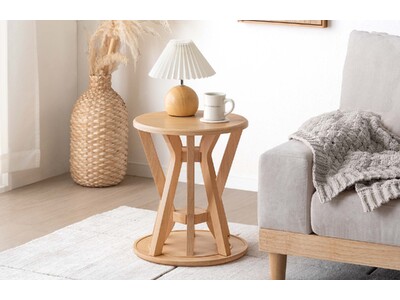 【累計800万PV】SNSで話題のスツールに新デザイン『サイドテーブルになるスツール』　2脚タイプ登場！