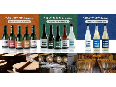 九州をゲン気に！タンスのゲン”地域特産リデザイン” 鹿児島・大分・福岡各県の “焼酎飲み比べセット”を新発売