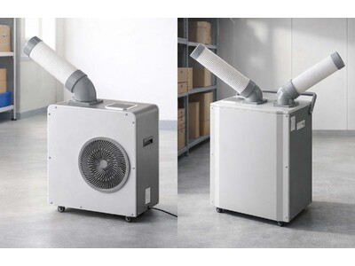猛暑現場を冷却するスポットクーラーが2機種登場！最高45℃の環境でも
