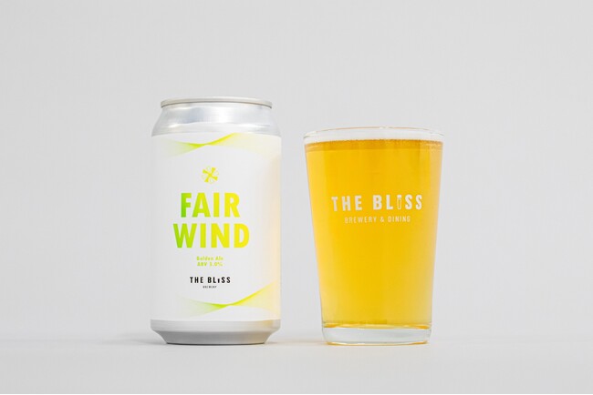 結婚式場併設ブルワリー「THE BLISS BREWERY」初の缶ビール『Fair Wind』発売～まもなくオープン2周年。"至福の時間"に寄り添う新たな一杯～