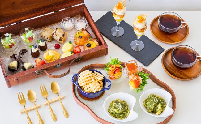 サマーフルーツフェスタ開催!「Cafe ESPACE」のパフェ付きアフタヌーンティーで真夏を満喫