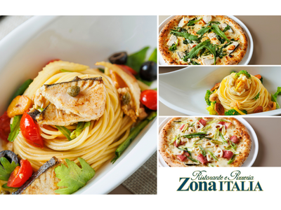 【12/1（月）より提供開始】～冬の味覚をゾーナイタリアで満喫～厳選食材を使用した冬季限定のシーズンピッツァ・パスタが新登場