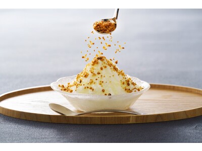 ＵＨＡサテライトからまるで雪のような「特濃ミルクかき氷」が「おさつどきっ」ふりかけ放題になって再登場