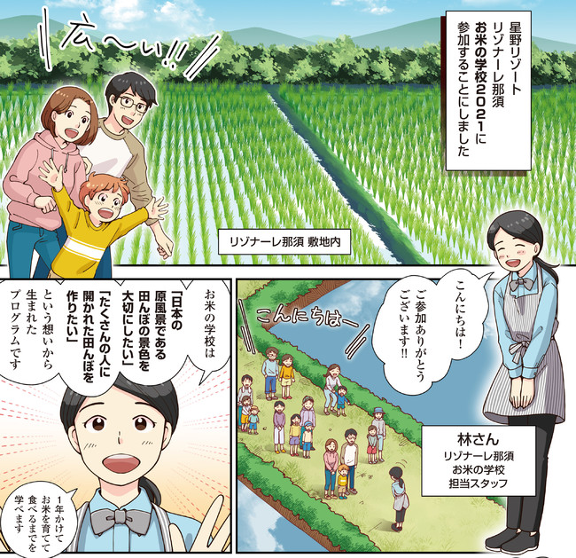 株式会社トレンド・プロ×星野リゾート　リゾナーレ那須SDGsに関する活動を共同でマンガ制作