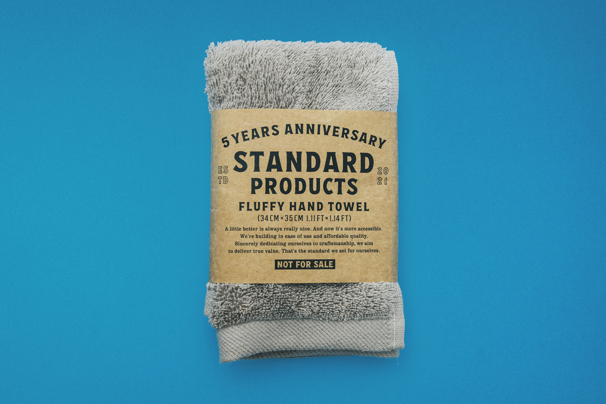 5周年限定デザインの「フラッフィーハンドタオル」プレゼント　Standard Products全店で9月25日開始