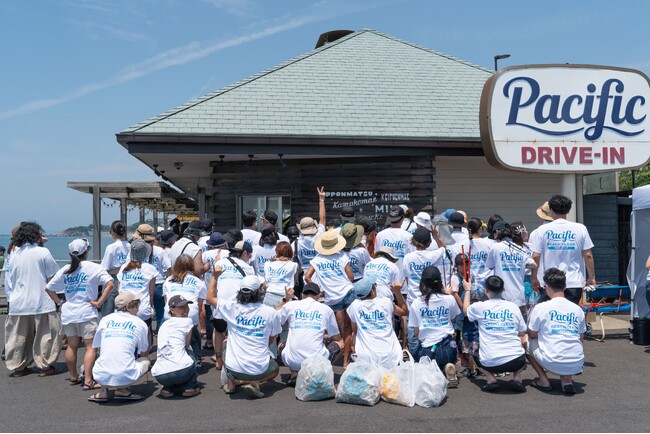 Pacific DRIVE-IN、七里ヶ浜で第1回「Pacific BEACH CLEAN PROJECT」を開催。