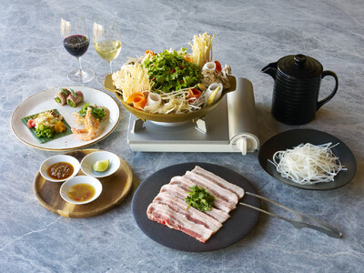 恵比寿39階の絶景で楽しむ。モダンタイ〈Longrain TOKYO〉に焼肉×鍋のタイ料理「ムーガタ鍋」が新登場！