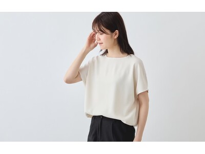 富山県生まれの「洗えるフレンチスリーブブラウス」登場 ～オンにもオフにも万能な新定番～