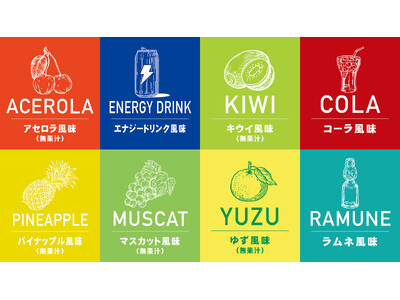 GronGより、「BCAA パウダー」新風味8種類を発売