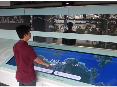 ザイトロニックのマルチタッチテクノロジーが香港のシティギャラリーに採用