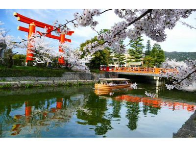 【ダーワ・悠洛 京都】京都・岡崎エリアの桜を満喫 岡崎桜回廊十石舟めぐり付き宿泊プラン発売