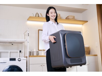 花粉シーズンを前に、UV除菌99.99%の小型衣類乾燥機に新モデル登場