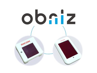 IoTプラットフォーム「obniz」、電気工事・電池交換不要のリコー製センサー「D201/D101」に連携