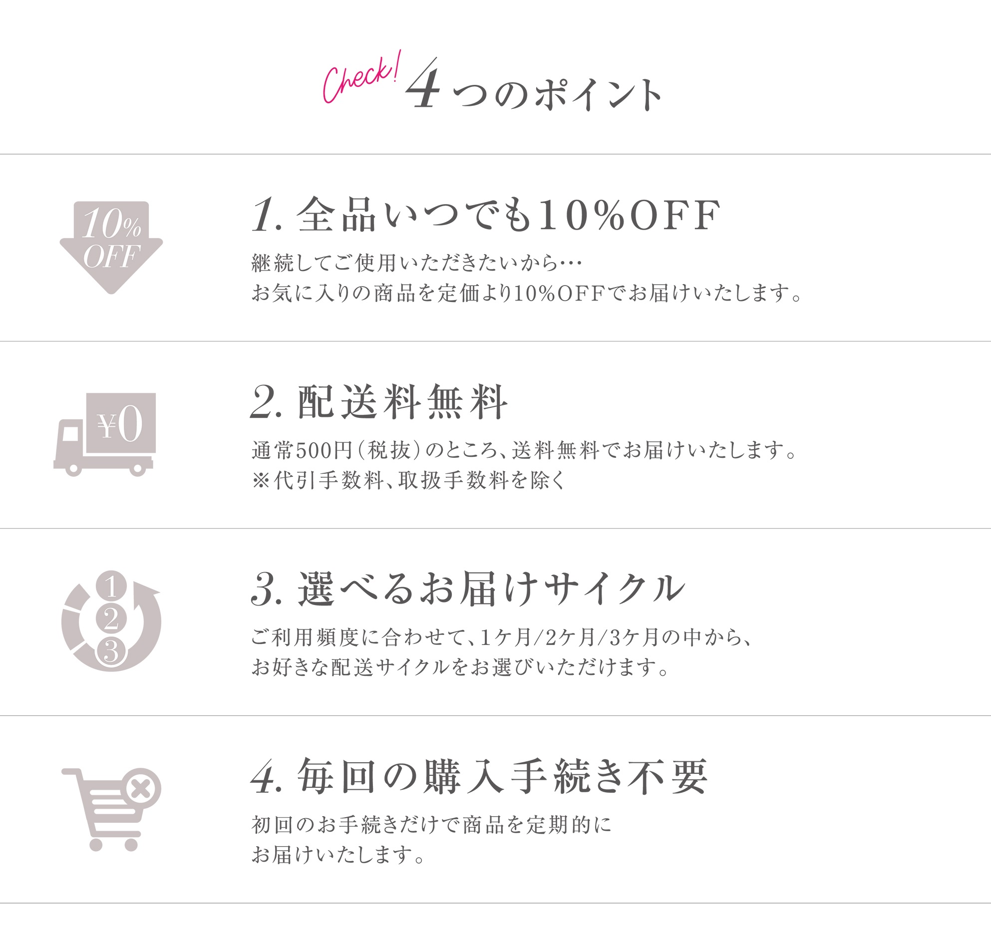 10歳きざみの年齢別オールインワン「E.パーフェクトクリーム」が定期便スタート！