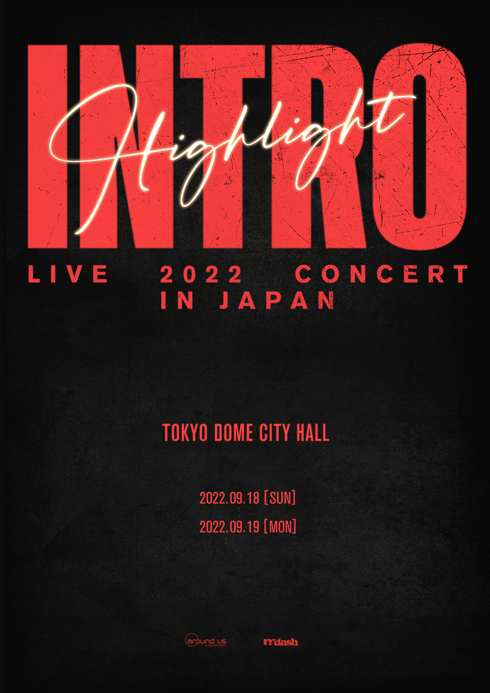 4人組K-POPグループ HIGHLIGHT ９月来日公演開催決定！HIGHLIGHT LIVE 2022 [INTRO] IN JAPAN