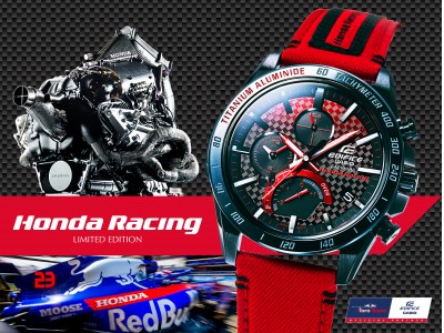 「Honda Racing」と“EDIFICE”のコラボレーションモデル第二弾