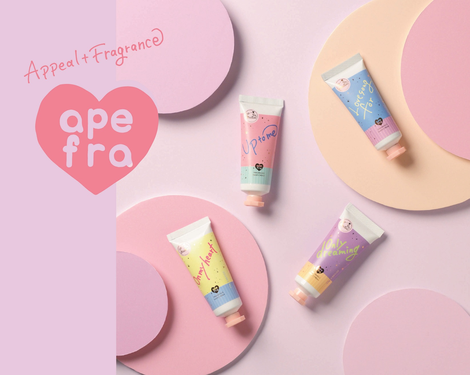 アピールするフレグランス新登場！「apefra」アピフレ ハンドクリーム新発売！　