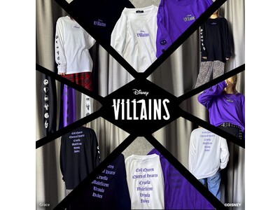 【MEDI STORE】DISNEY VILLAINS collection 長袖Tシャツ発売！