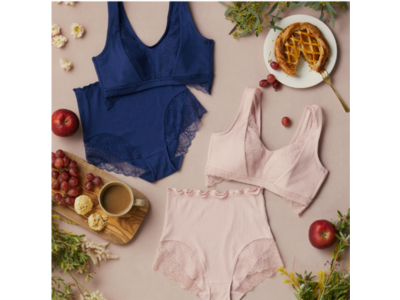 AMOSTYLEのリラックスシリーズ 「コンフォートタッチ」からホールド感大満足のナイトブラと ノンストレスなナイトショーツが新登場！