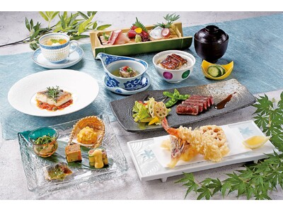 【明治記念館】“夏を涼し気に乗り切る清涼感溢れるメニューを期間限定でご提供します”　「夕涼み会席（12,000円・税サ込）」とテイクアウトの「納涼弁当（3,500円・税込）」で真夏の涼をお取りください
