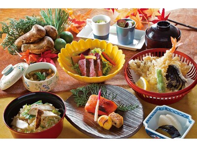 【明治記念館】“《10月31日（金）迄》平日・ランチ限定で秋の味覚を堪能できる贅沢な御膳”　オンライン予約に限り食後のコーヒーをサービスする館内レストラン「羽衣」のお得なランチをお愉しみください