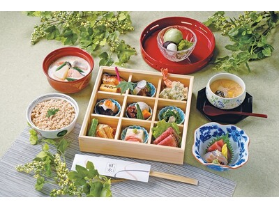 【明治記念館】“ゴールデンウィーク(4/29～5/6)だけの特別ランチ” 鮨・天麩羅・鉄板焼「羽衣」で、旬の味覚を少しずつ楽しめる「旬彩御膳」をご提供！