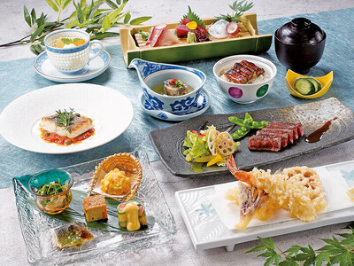【明治記念館】鮨・天麩羅・鉄板焼「羽衣」にて夏の納涼をテーマにした期間限定ディナーメニューを提供開始　- 夕涼みのひとときを彩る「夕涼み会席」-