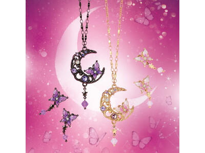 【ANNA SUI】三日月と蝶がロマンティックな数量限定ネックレス