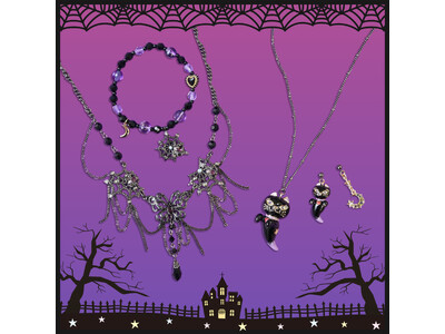 【ANNA SUI】ハロウィンの夜を彩る新作コレクション　　　　　　ダークロマンティックな蜘蛛の巣や愛らしいおばけ猫が登場