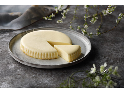 【チーズガーデン】2025年2月に販売しご好評いただいたチーズケーキが再登場　夏にもぴったりな軽やかな食べ心地『御用邸ホワイトチーズケーキ』