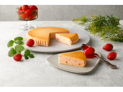 【チーズガーデン】栃木県産「とちあいか」などの甘酸っぱい苺とチーズの濃厚なミルク感　冬を彩る『御用邸ストロベリーチーズケーキ』2025年12月17日発売