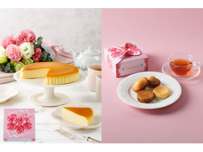 【チーズガーデン】感謝や労りの気持ちを彩る母の日限定パッケージとティータイムセット『「母の日」御用邸チーズケーキ』『母の日焼菓子ボックス』発売