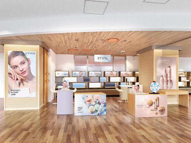 ＜ETVOS＞プロテクト＆ケア シリーズ 伊勢丹新宿店 先行販売 POP UP イベント