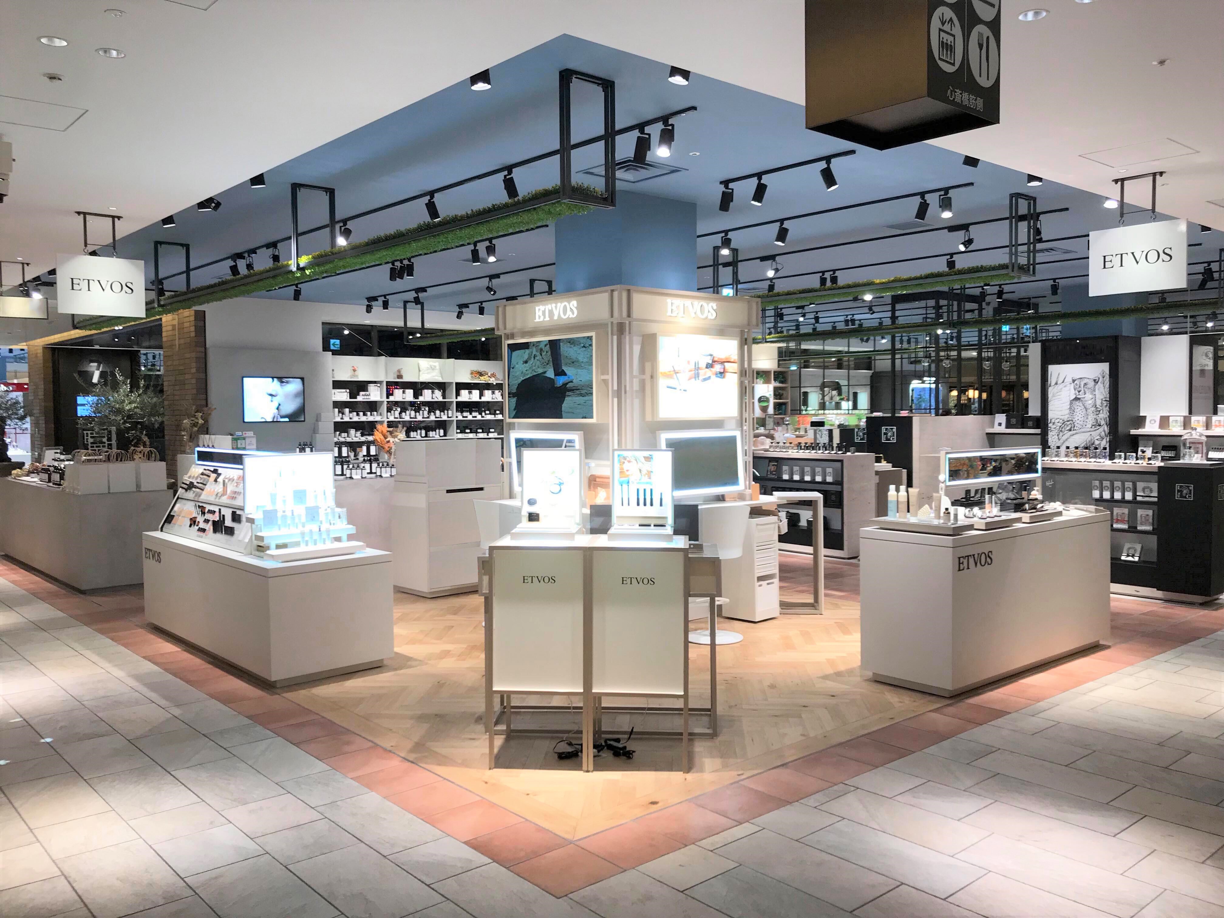 2019年秋、エトヴォス直営店2店舗オープン（大丸心斎橋店・あべのハルカス近鉄本店）